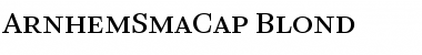 Download ArnhemSmaCap-Blond Font