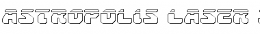 Astropolis Laser 3D Regular Font