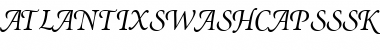 AtlantixSwashCapsSSK Italic Font