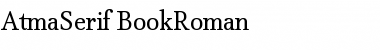 AtmaSerif-BookRoman Regular Font