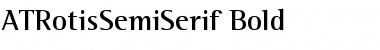 ATRotisSemiSerif-Bold Regular Font