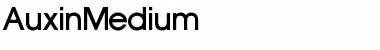AuxinMedium Regular Font