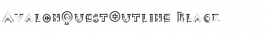 AvalonQuestOutline Black Font