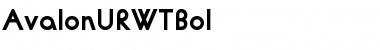 AvalonURWTBol Regular Font