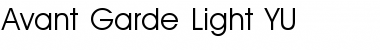 Avant Garde Light YU Regular Font