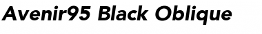 Avenir95-Black BlackItalic Font