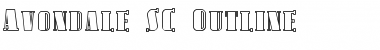 Avondale SC Outline Regular Font