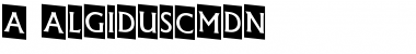 a_AlgidusCmDn Regular Font