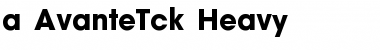 a_AvanteTck Heavy Font