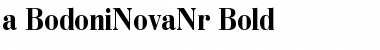 a_BodoniNovaNr Bold Font