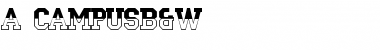 a_CampusB&W Regular Font