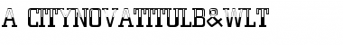 Download a_CityNovaTitulB&WLt Font