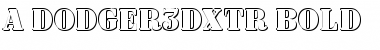 a_Dodger3Dxtr Bold Font