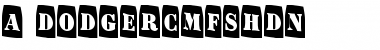 a_DodgerCmFshDn Regular Font