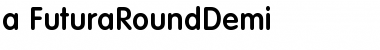 a_FuturaRoundDemi Regular Font