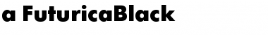 a_FuturicaBlack Regular Font