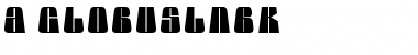 a_GlobusLnBk Regular Font