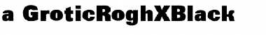 Download a_GroticRoghXBlack Font