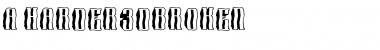 a_Harder3dBrk Regular Font