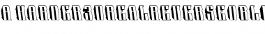 a_Harder3dRevObl Regular Font