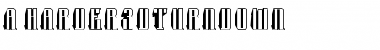 a_Harder3dTrnDn Regular Font