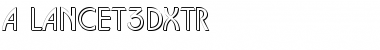 Download a_Lancet3Dxtr Font