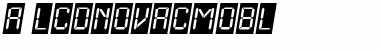 Download a_LCDNovaCmObl Font