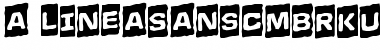 Download a_LineaSansCmBrkUp Font