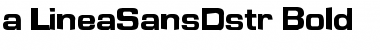 Download a_LineaSansDstr Font