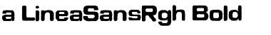 Download a_LineaSansRgh Font