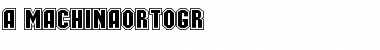 Download a_MachinaOrtoGr Font