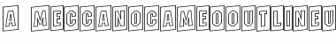 a_MeccanoCmOtlUp Regular Font