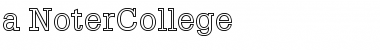 a_NoterClg Regular Font