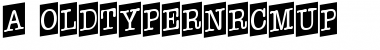 Download a_OldTyperNrCmUp Font