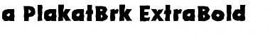 Download a_PlakatBrk Font