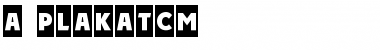 a_PlakatCm Regular Font