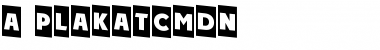 a_PlakatCmDn Regular Font