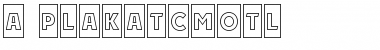 a_PlakatCmOtl Regular Font