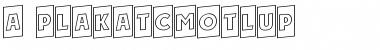 a_PlakatCmOtlUp Regular Font