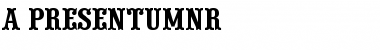 Download a_PresentumNr Font