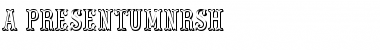 a_PresentumNrSh Regular Font