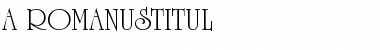 Download a_RomanusTitul Font