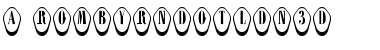 a_RombyRndOtlDn3D Regular Font