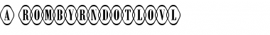 a_RombyRndOtlOvl Regular Font