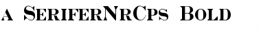 a_SeriferNrCps Bold Font