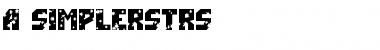 a_SimplerStrs Regular Font