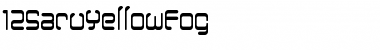 12SaruYellowFog Regular Font