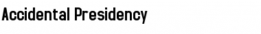 Download Accidental Presidency Font