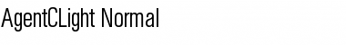 AgentCLight Normal Font