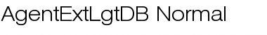 AgentExtLgtDB Normal Font